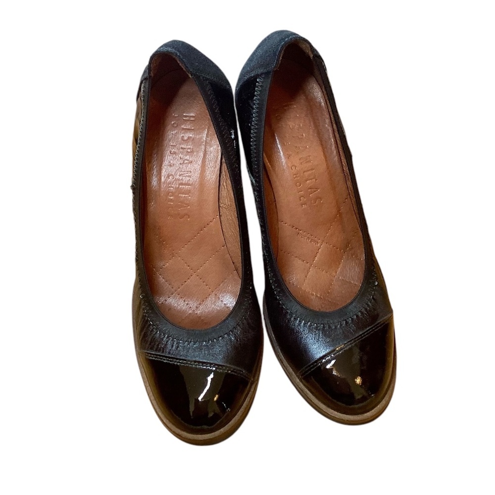 Hispanitas Block Heel Shoe, Size 37, made in Spain